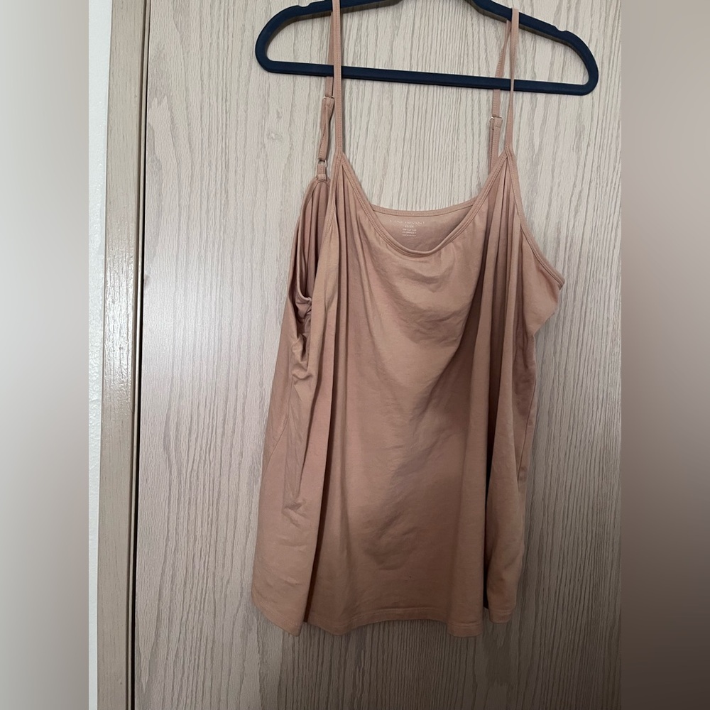 Lane Bryant cotton  Tan Women's Top